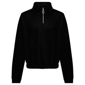 Women's cropped ¼-zip sweat Thumbnail