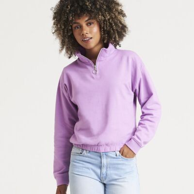 Women's cropped ¼-zip sweat Thumbnail