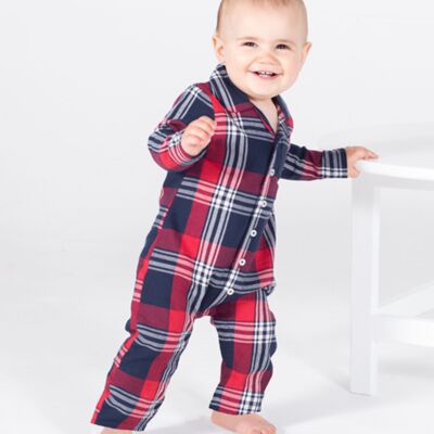 Larkwood Baby/Toddler Tartan All In One Thumbnail