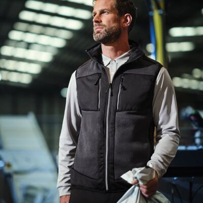 E-Volve unisex knit-effect stretch bodywarmer Thumbnail