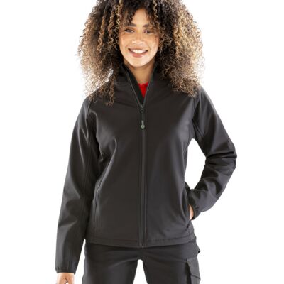 Women’s recycled 3-layer printable hooded softshell Thumbnail