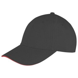 Memphis brushed cotton low-profile sandwich peak cap Thumbnail