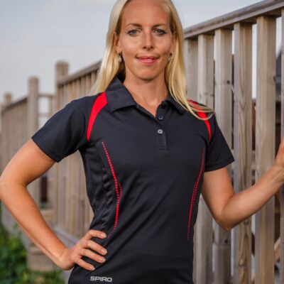 Women's Spiro team spirit polo Thumbnail