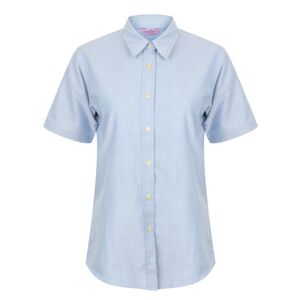 Women's short sleeve classic Oxford shirt Thumbnail