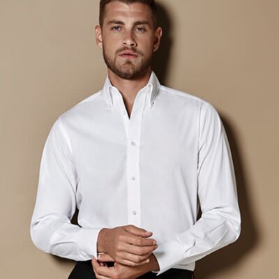 Kustom Kit Long Sleeve Tailored City Business Shirt Thumbnail