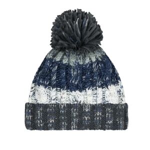 Corkscrew pom pom beanie Thumbnail