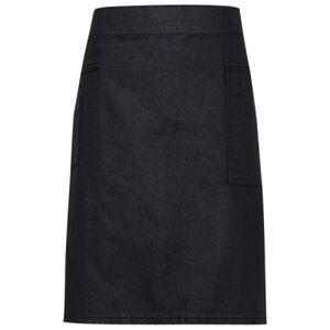 Division waxed-look denim waist apron Thumbnail