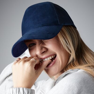 Beechfield Suede Snapback Trucker Cap Thumbnail