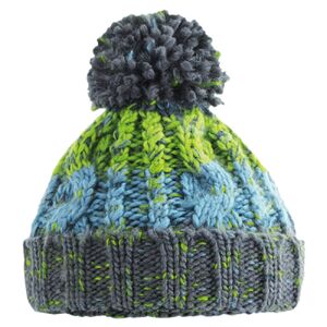 Junior corkscrew pom pom beanie Thumbnail
