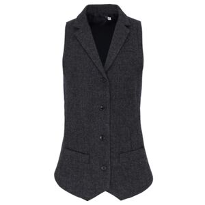 Women's herringbone waistcoat Thumbnail