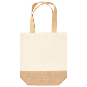 Jute base canvas shopper Thumbnail