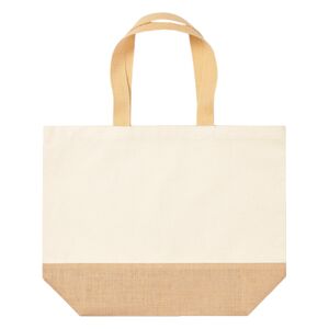 Jute base canvas tote XL Thumbnail