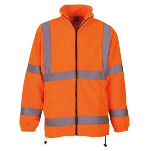 Hi-vis heavyweight fleece jacket (HVK08) Thumbnail