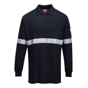 Modaflame Knit FR Long Sleeve Polo Shirt Thumbnail